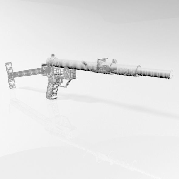 Sten Gun 01 3D model_6