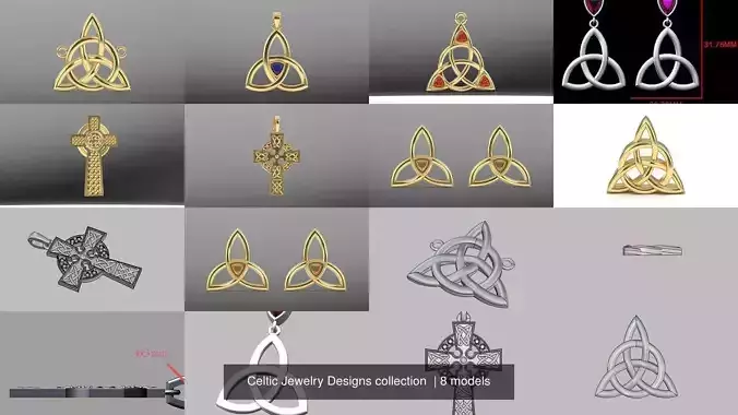 Celtic Jewelry Designs collection  