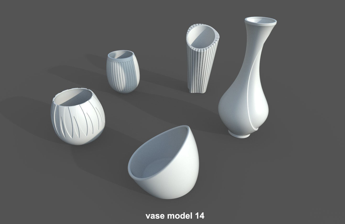 Vase Pack03 - 5 Models Free 3D print model_4