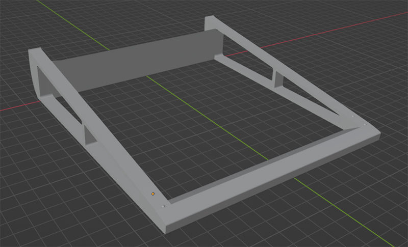 Laptop Stand 3D print model_1