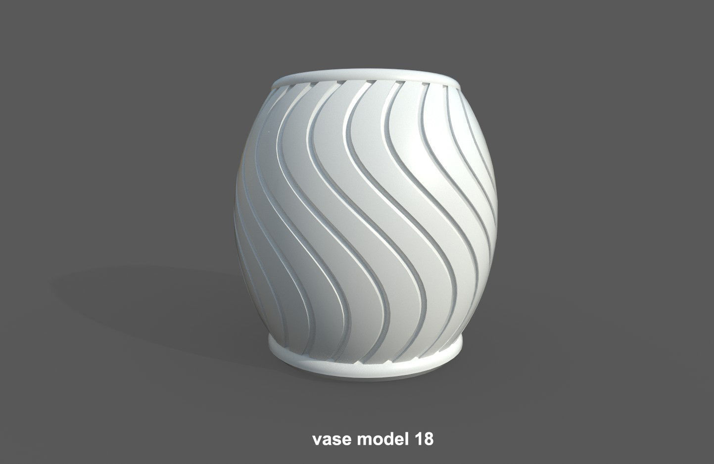 Vase Pack04 - 5 models Free 3D print model_17
