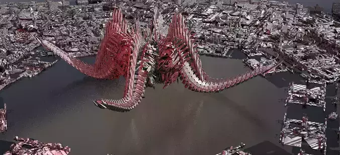 Robot Dino Spine big structure 