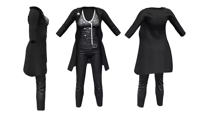 Sheriff Girl Full Outfit