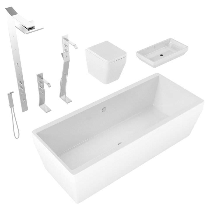 White Bathroom Fixtures white bathroom fixtures 01 3d model cgtrader White Bathroom Fixtures white bathroom fixtures 01 3d model cgtrader