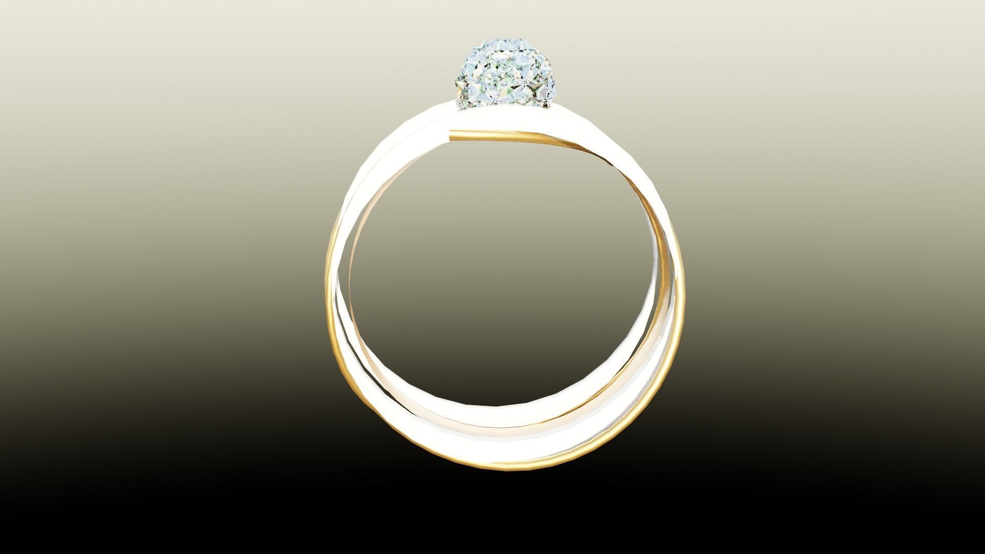 diamond ring  3D model_1