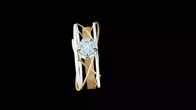diamond ring  3D model
