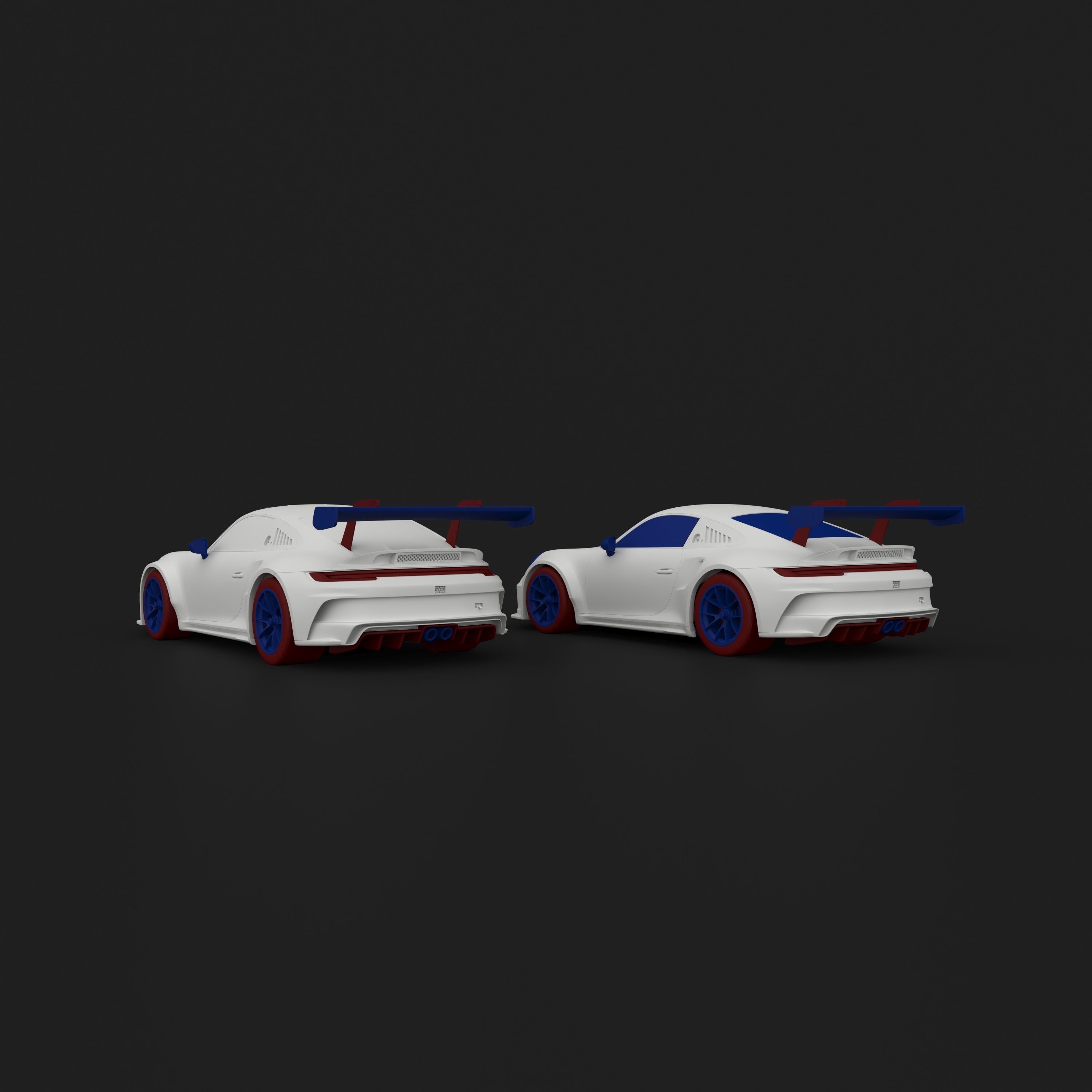 Porsche 911 GT3 Cup Motorsport Ready to Print STL Files 3D print model_5