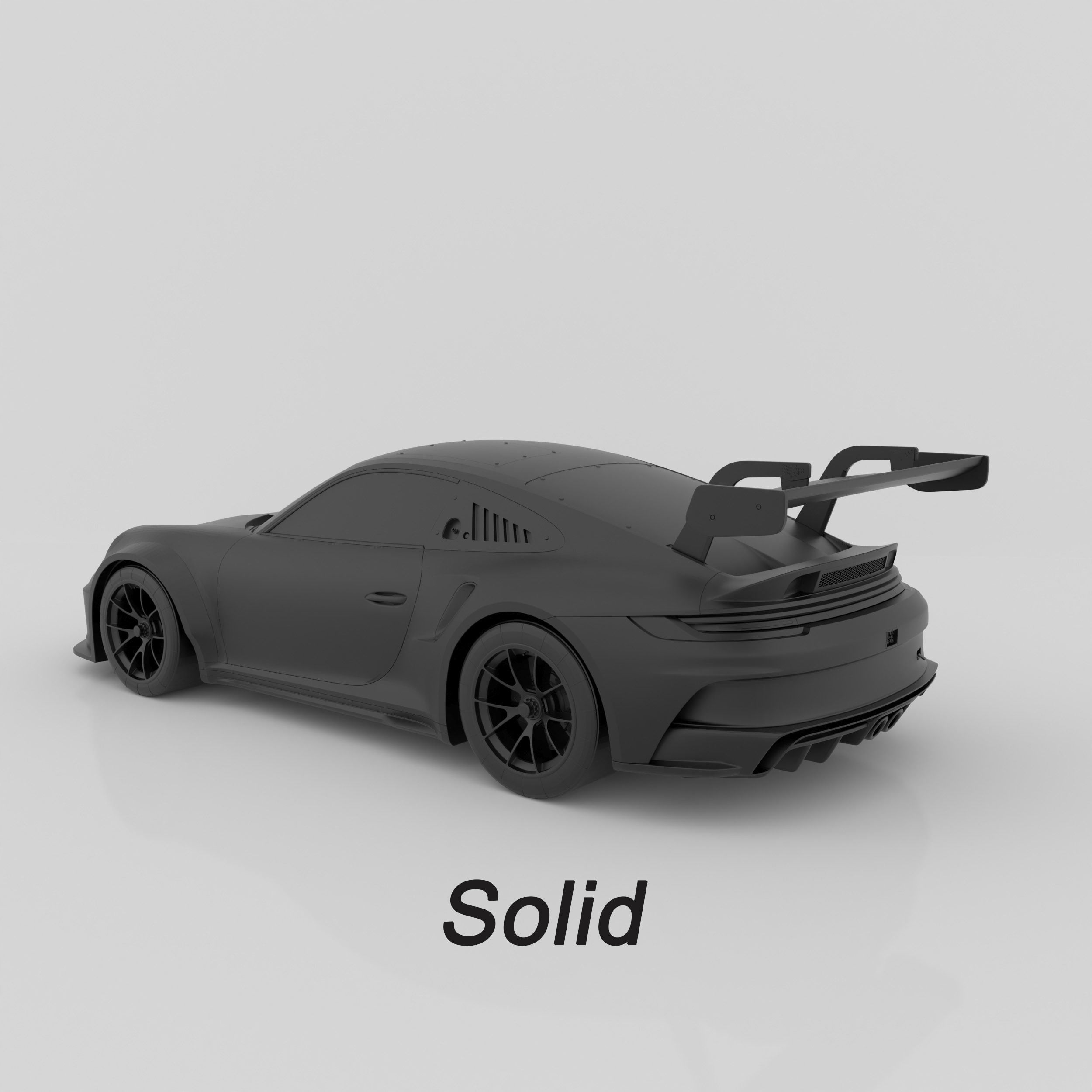 Porsche 911 GT3 Cup Motorsport Ready to Print STL Files 3D print model_9