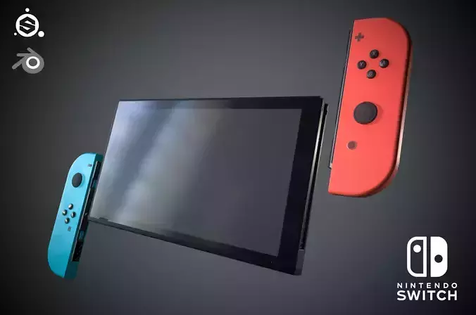 Nintendo Switch - Lowpoly 