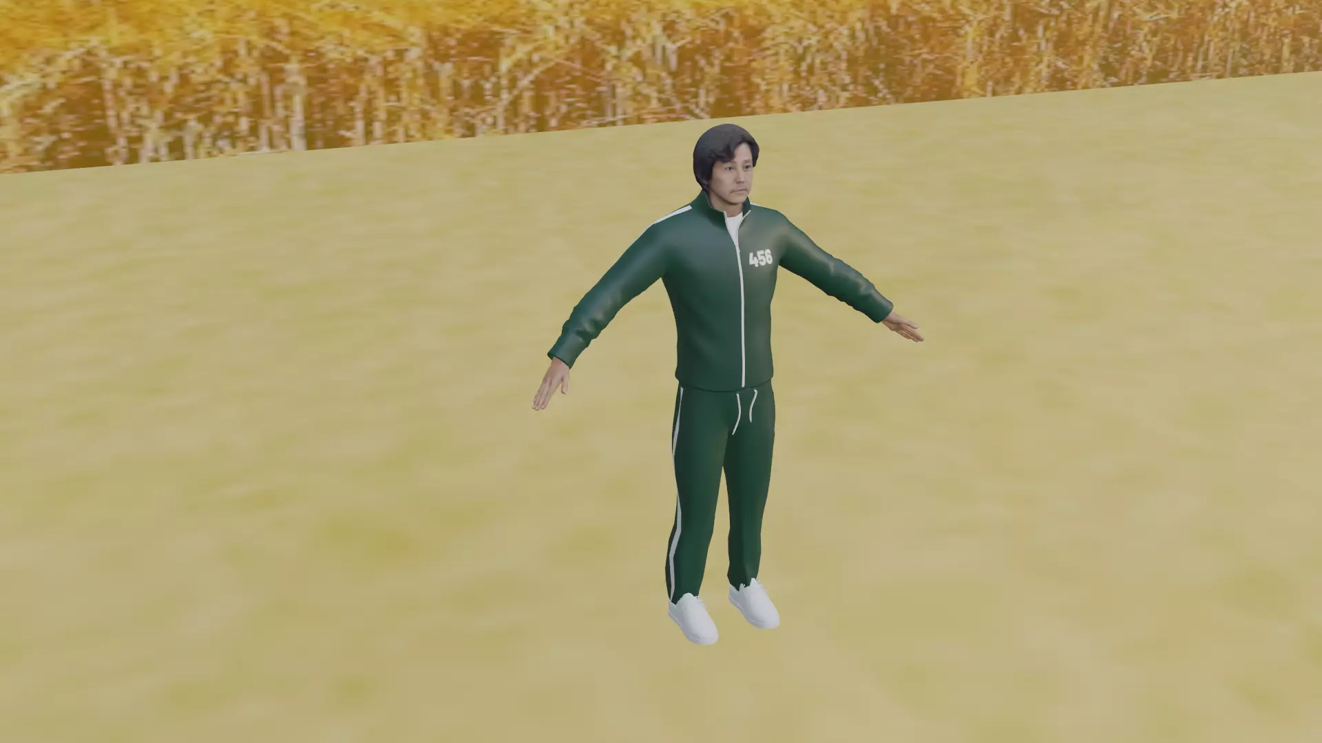 Squid Game - Seong Ji-Hun Low-poly 3D model_0