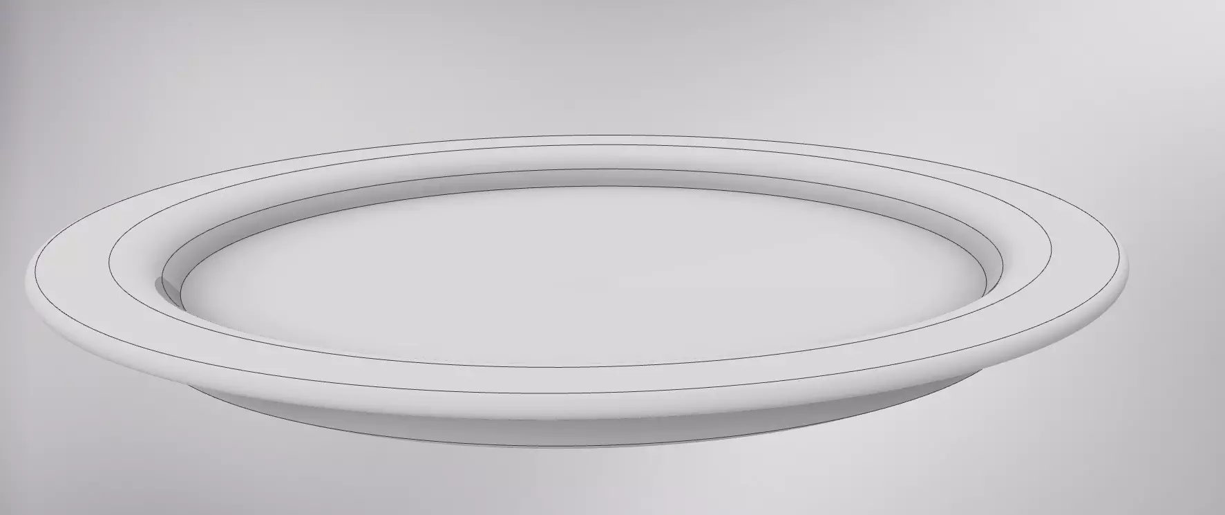 Plate round Free 3D print model_0