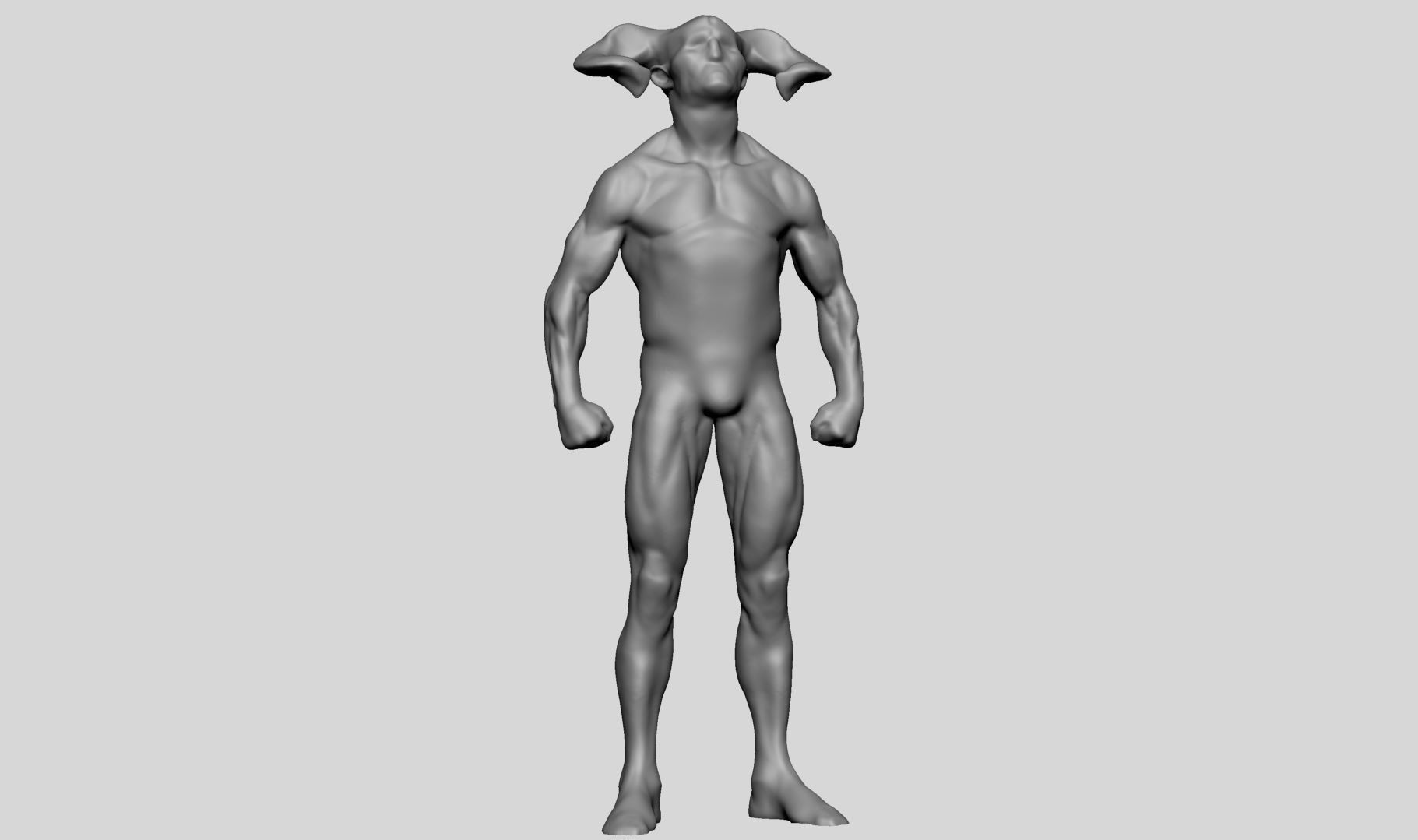 Base Creature Anatomy 3D model_10