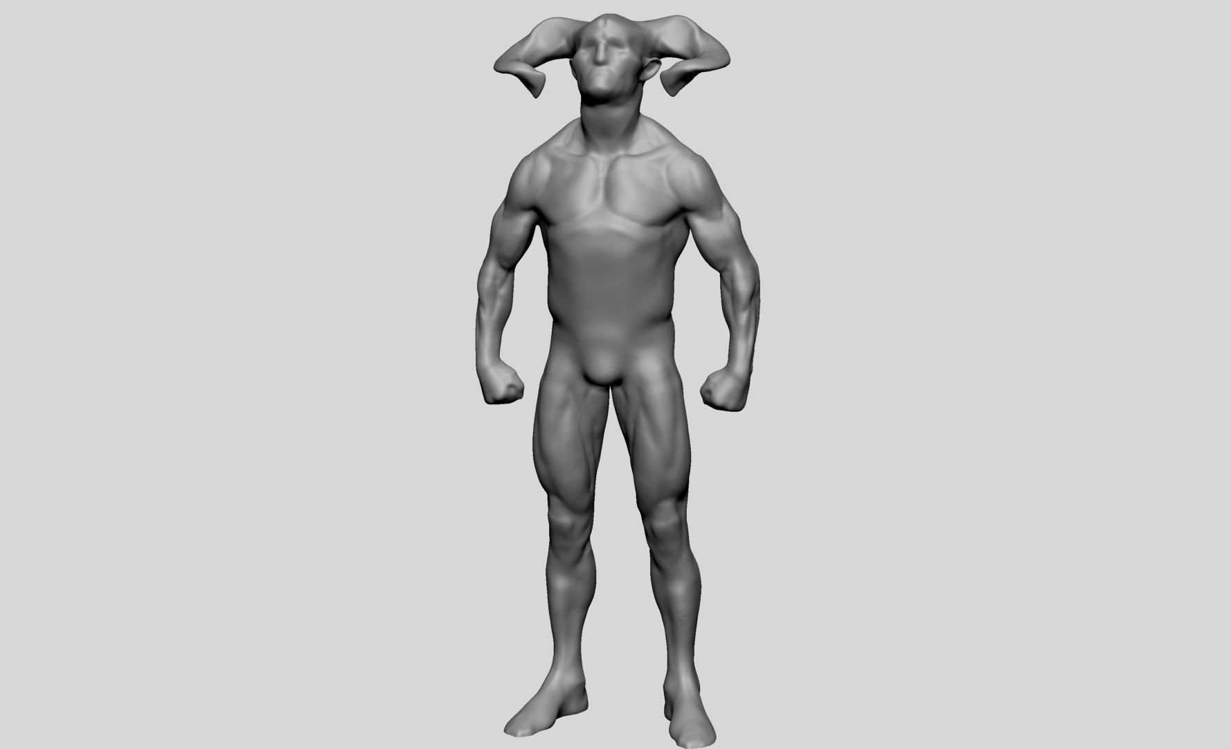 Base Creature Anatomy 3D model_8