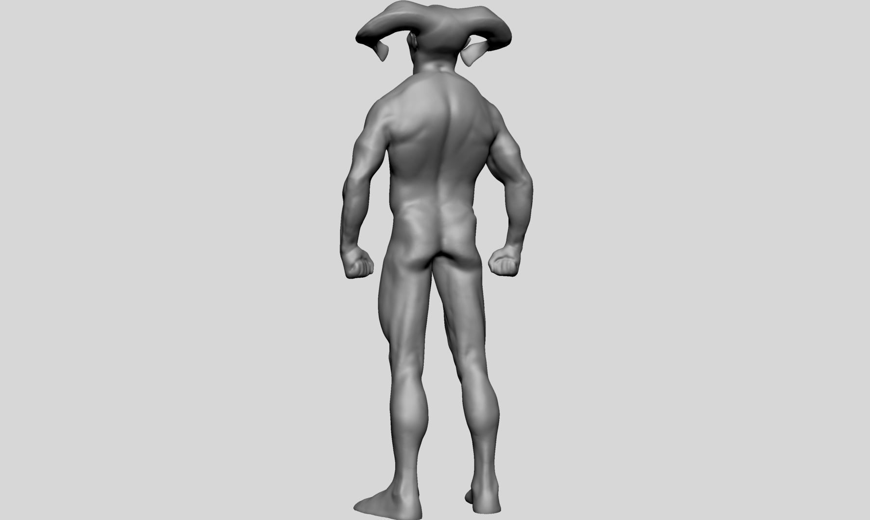 Base Creature Anatomy 3D model_5