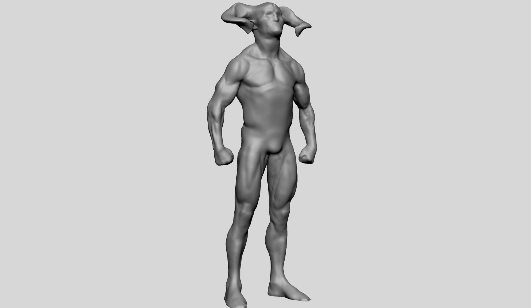 Base Creature Anatomy 3D model_1