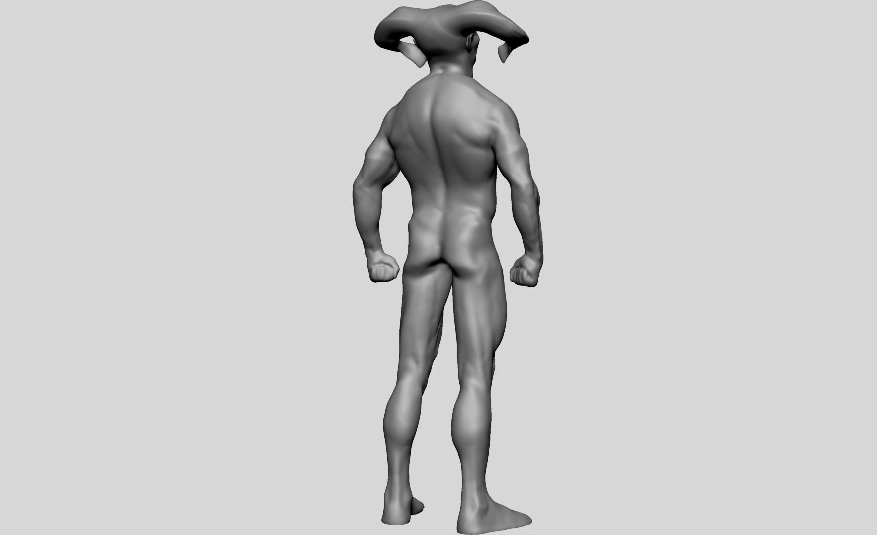 Base Creature Anatomy 3D model_3
