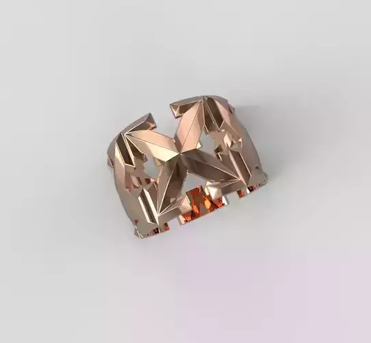 Off White Ring 3d Print Model