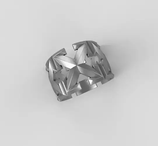 Off White Ring 3d Print Model All Sizes 6-13 3D print model