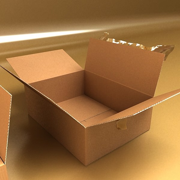 Cardboard boxes collection 3D model_51