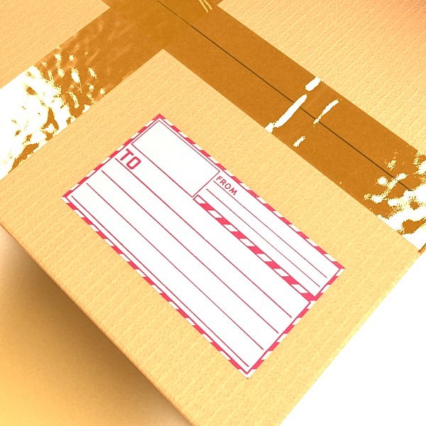 Cardboard boxes collection 3D model_54