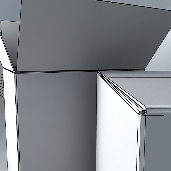 Cardboard boxes collection 3D model_36