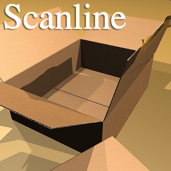 Cardboard boxes collection 3D model_58