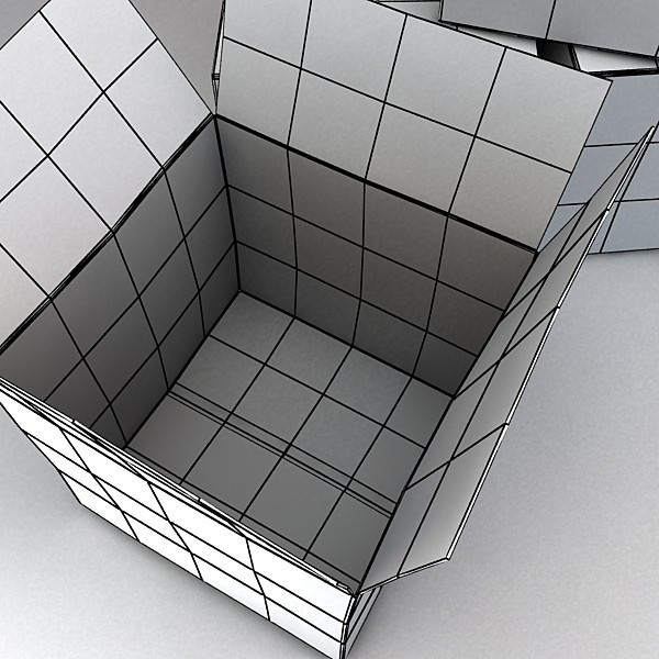 Cardboard boxes collection 3D model_24