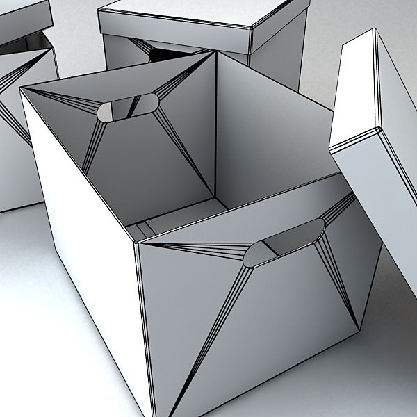 Cardboard boxes collection 3D model_69