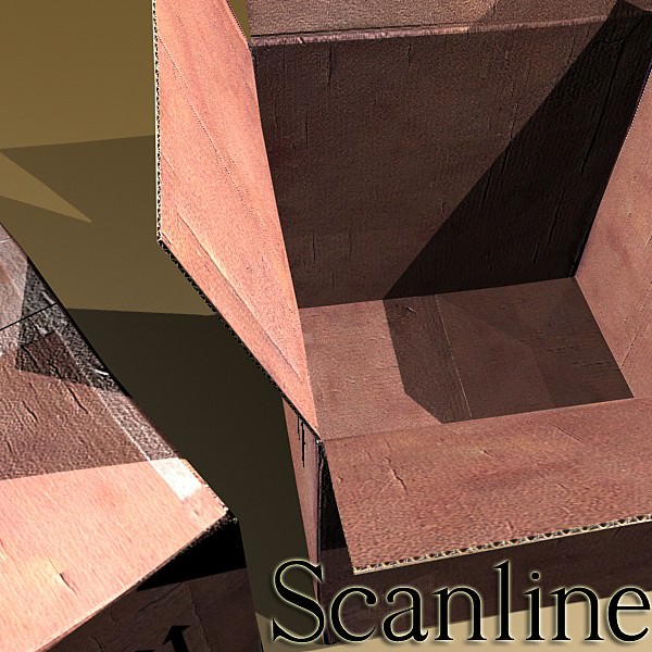Cardboard boxes collection 3D model_22
