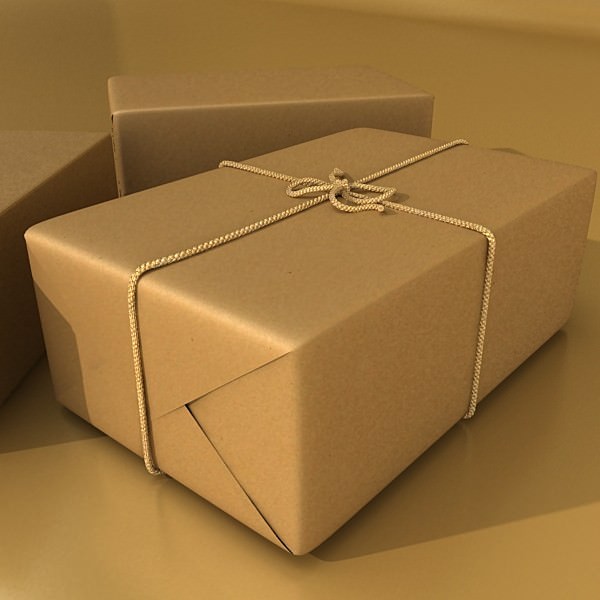 Cardboard boxes collection 3D model_38