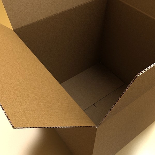Cardboard boxes collection 3D model_7