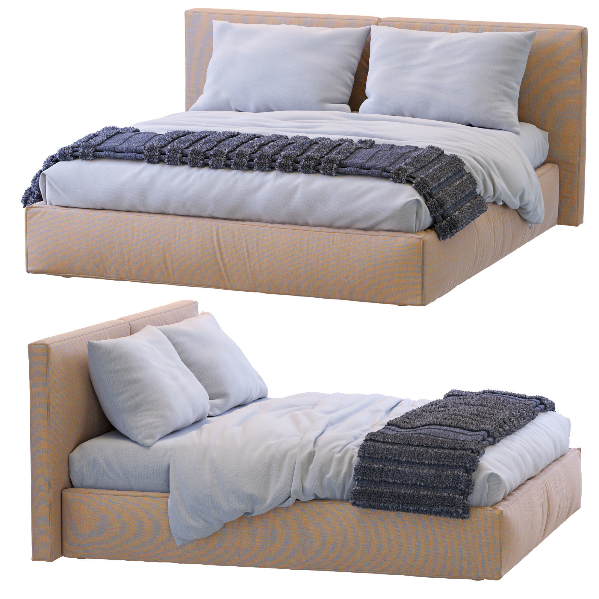 Flexteam Bed MILLER 3D model_26