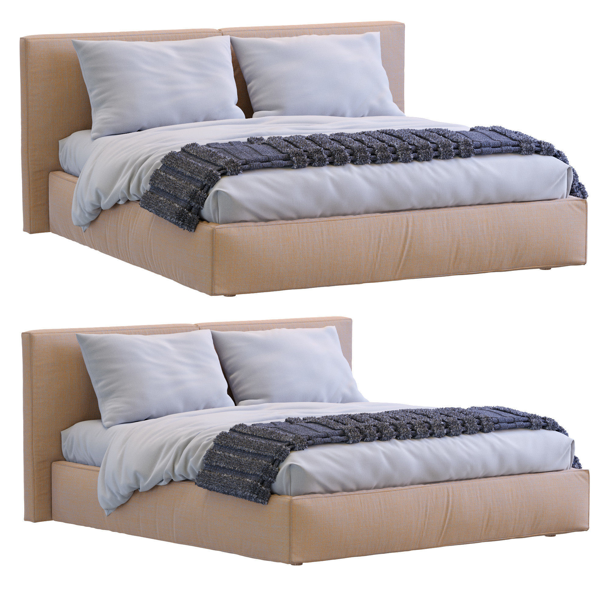 Flexteam Bed MILLER 3D model_28