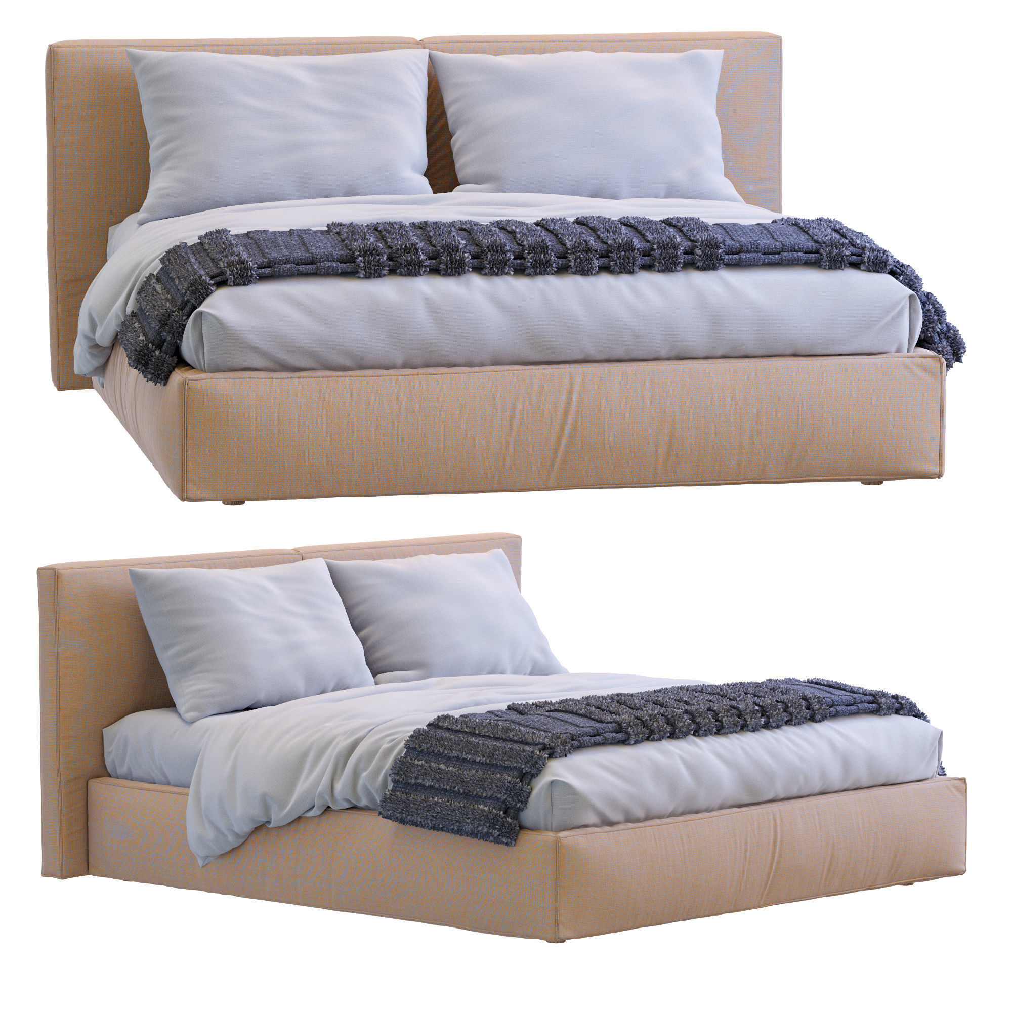 Flexteam Bed MILLER 3D model_22