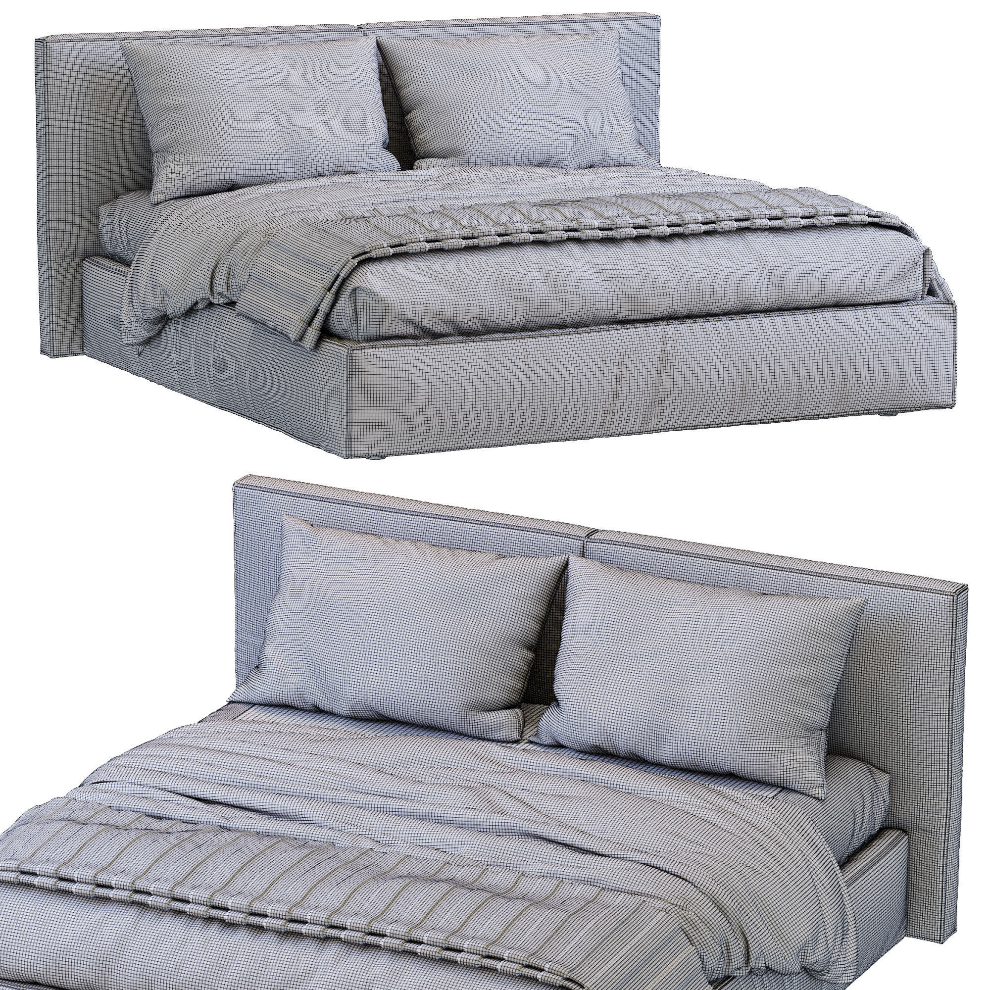 Flexteam Bed MILLER 3D model_27