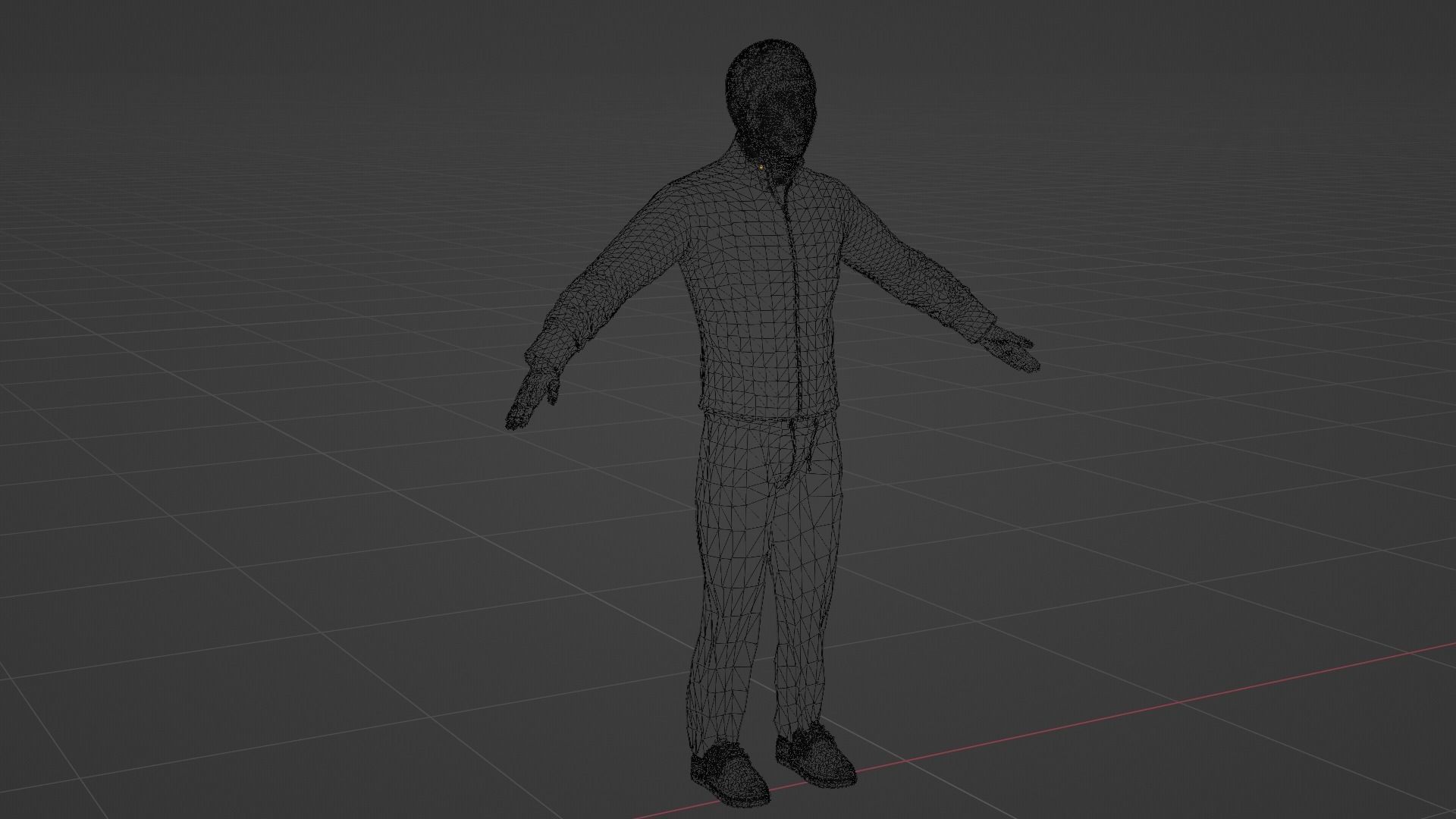 Squid Game - Oh Il-Nam Low-poly 3D model_7