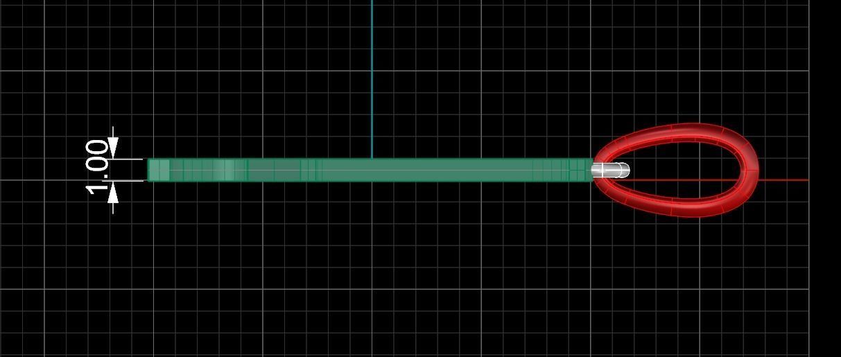 Initial Letters Pendant Olde English P 3D print model_5