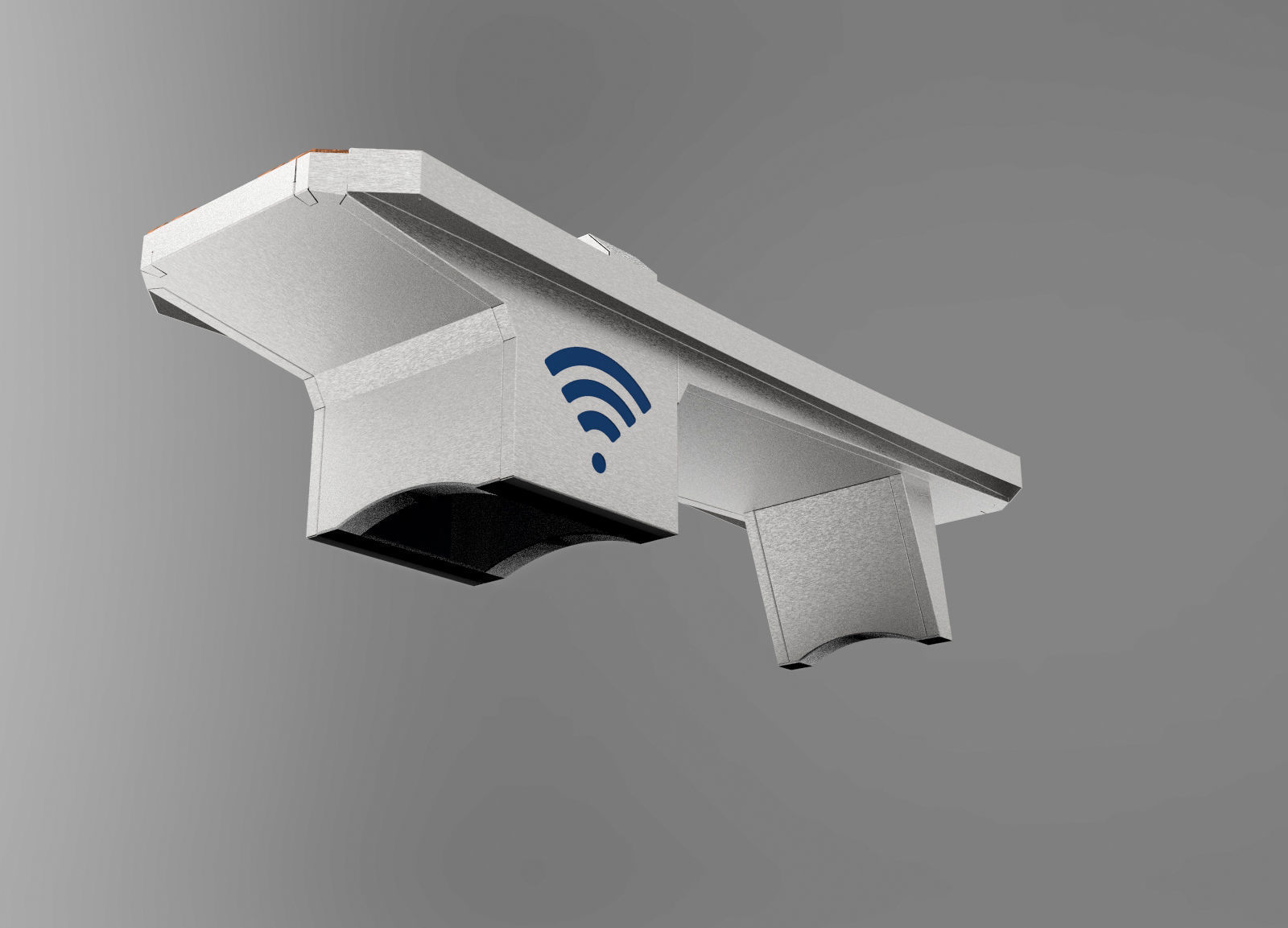 Bench Wi Fi And Charger 3D print model_4