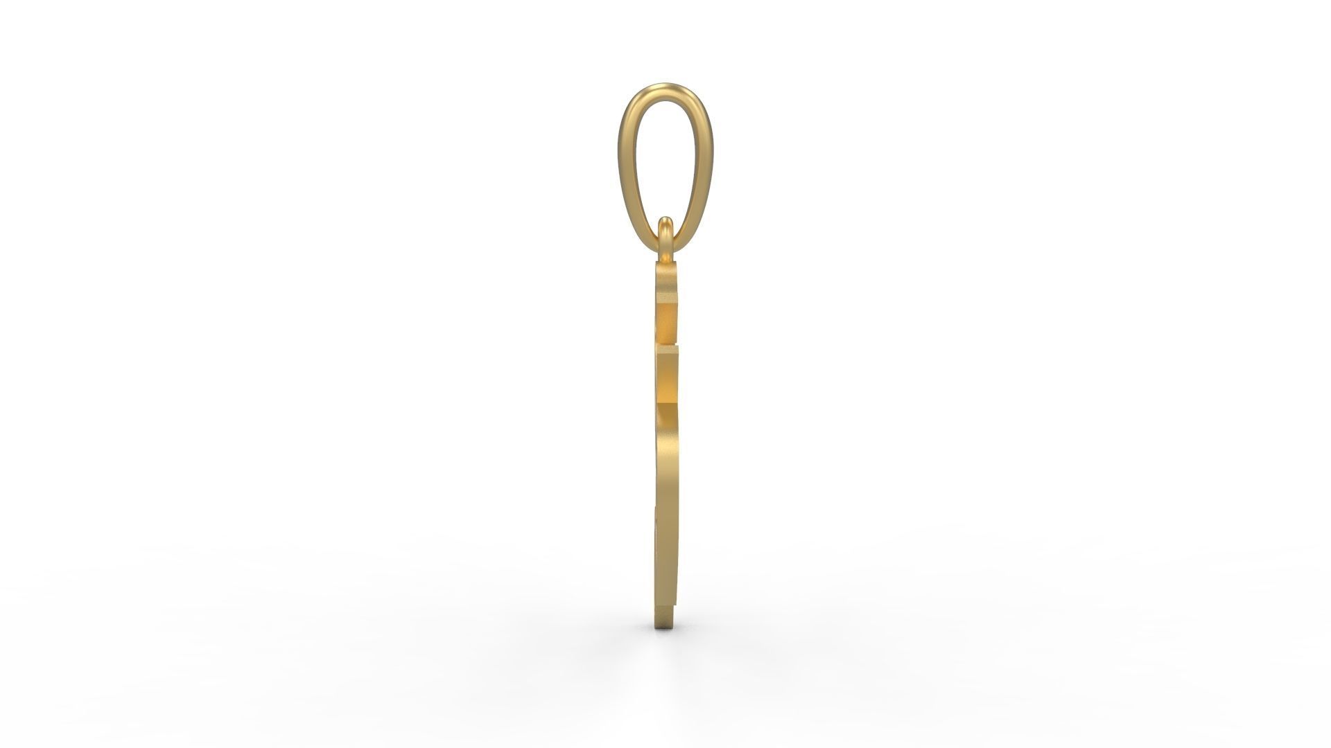 Initial Letters Pendant Olde English S 3D print model_2