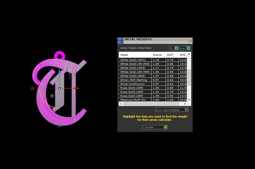 Initial Letters Pendant Olde English T 3D print model_6