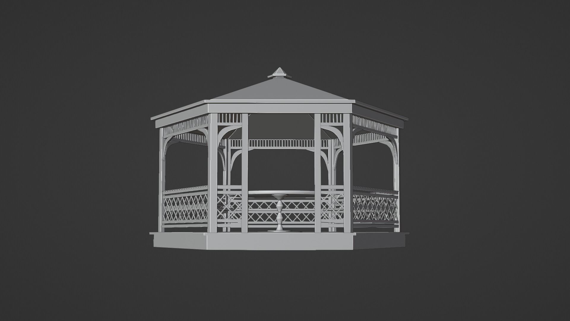 Gazebo 3D model_38