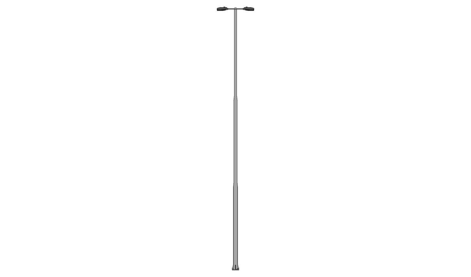 Lamp Post - Light Pole - Light Post - Street Light 21 3D model_3