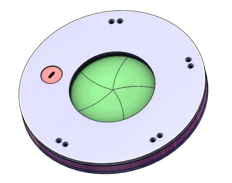 3DP5BLROD60A Mechanical Iris shutter aperture mechanism diy 3D print model_16