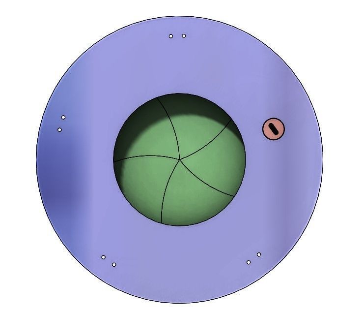 3DP5BLROD60A Mechanical Iris shutter aperture mechanism diy 3D print model_15