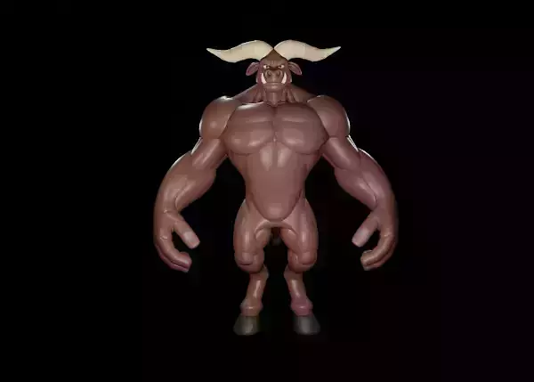Bull 3D Character