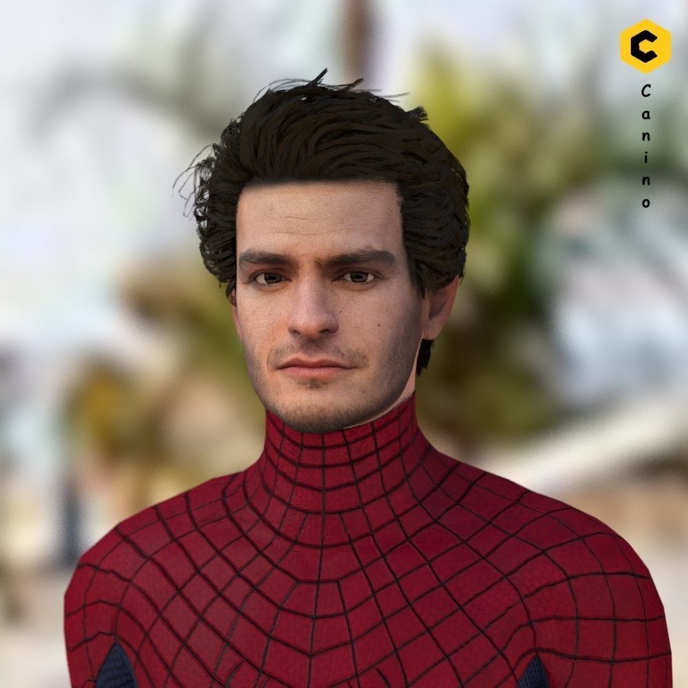 Andrew Garfield from Spideman No Way Home 3D model 3D model_7