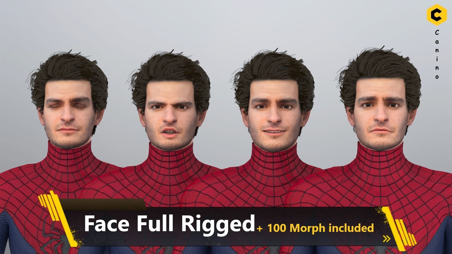 Andrew Garfield from Spideman No Way Home 3D model 3D model_1