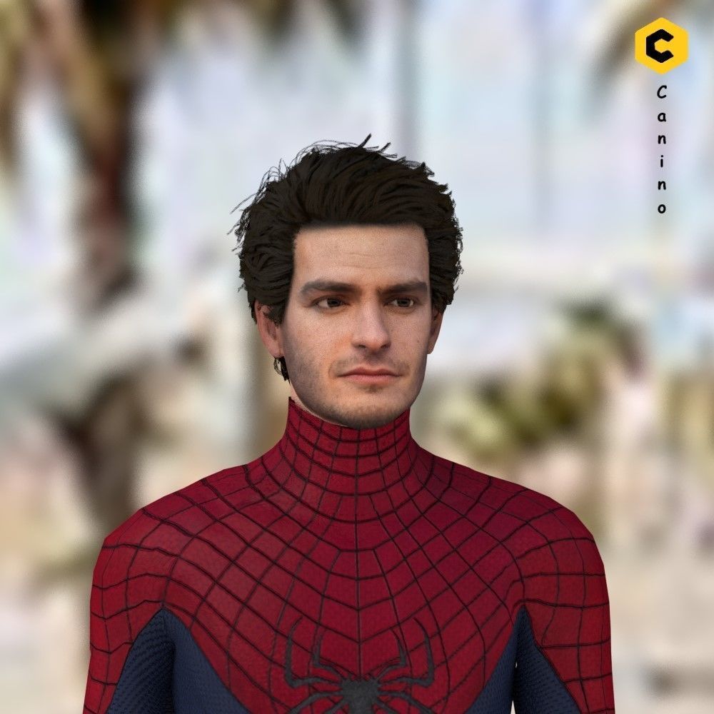 Andrew Garfield from Spideman No Way Home 3D model 3D model_8
