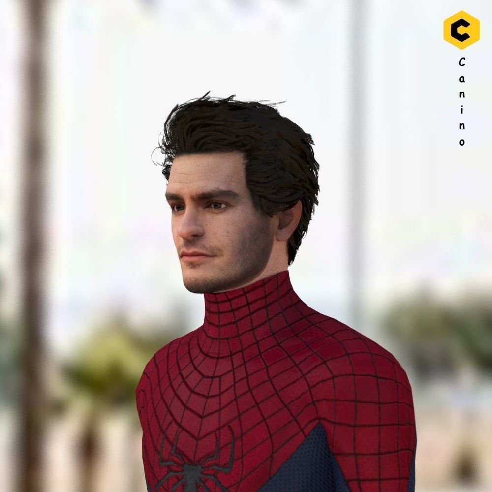 Andrew Garfield from Spideman No Way Home 3D model 3D model_4