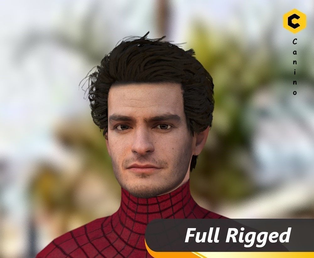 Andrew Garfield from Spideman No Way Home 3D model 3D model_6